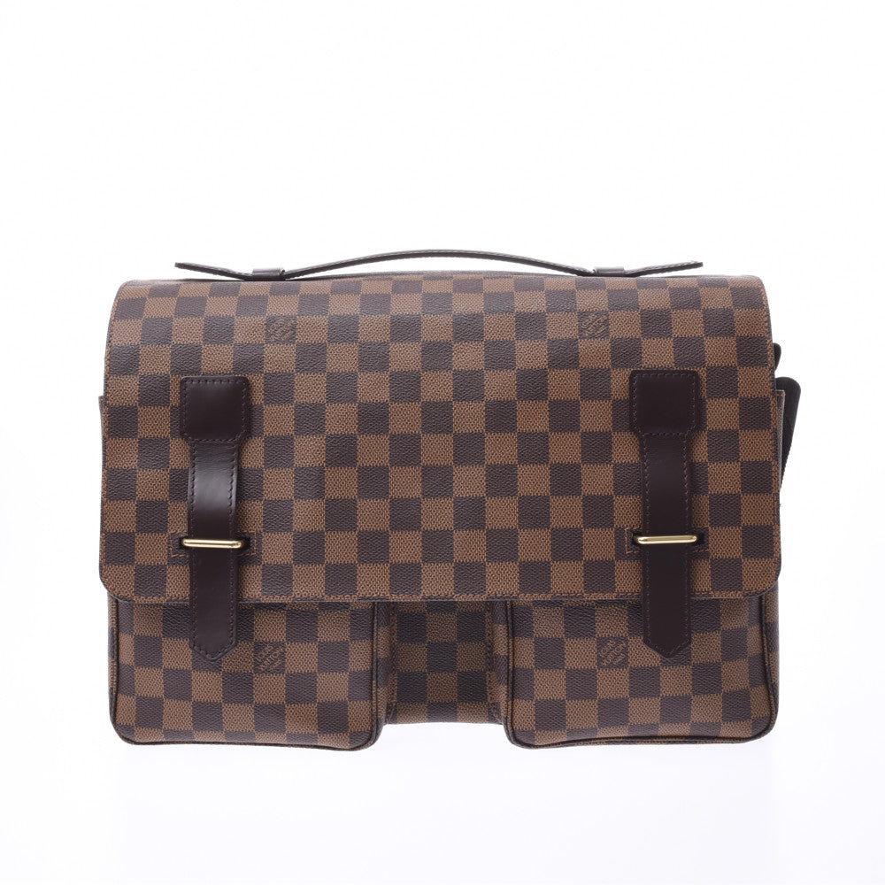 LOUIS VUITTON ルイヴィトン ダミエ ブロードウェイ ブラウン N42270 ユニセックス ショルダーバッグ Aランク 中古 