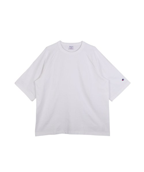 チャンピオン Champion Tシャツ 半袖 メンズ レディース ティーテンイレブン T1011 無地 RAGLAN SLEEVE T－SHIRT ブラック