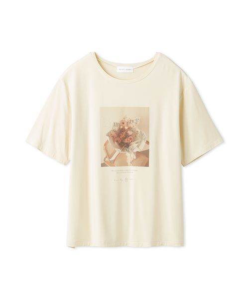 SNIDEL HOME/ブーケフォトTシャツ