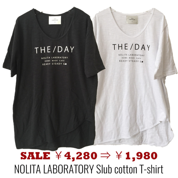 Sale☆【1,980円】NOLITAオリジナルゆるふわ着回し スラブコットン　Tシャツ