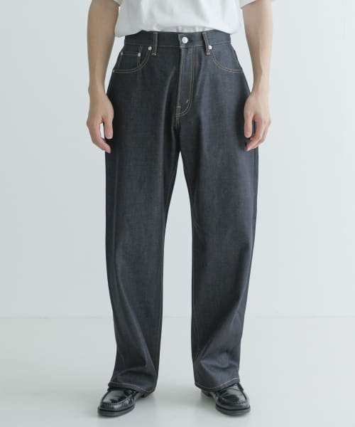 SHIOTA　スーピマDENIM PANTSワイド #BOB