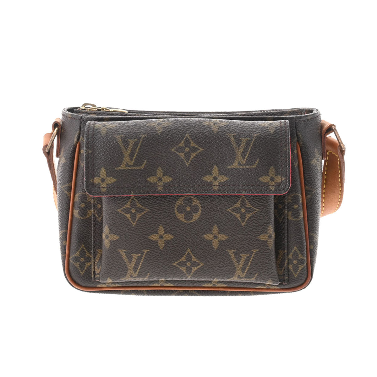 LOUIS VUITTON ルイヴィトン モノグラム ヴィバシテ PM ブラウン M51165 レディース モノグラムキャンバス ショルダーバッグ Bランク 中古 