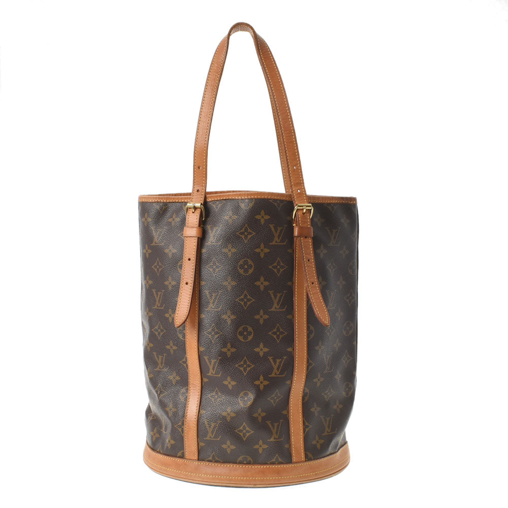 LOUIS VUITTON ルイヴィトン モノグラム バケット L ブラウン M42236 レディース モノグラムキャンバス ショルダーバッグ Bランク 中古 