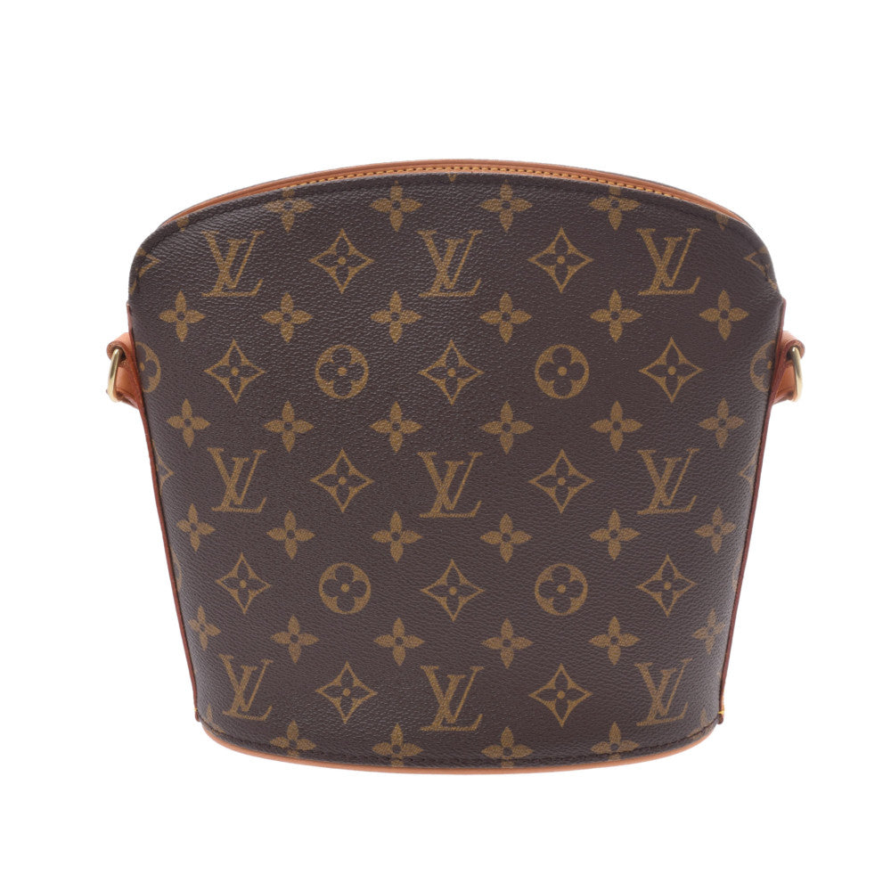 LOUIS VUITTON ルイヴィトン モノグラム ドルーオ ブラウン M51290 レディース モノグラムキャンバス ショルダーバッグ Bランク 中古 