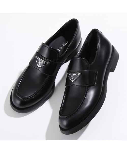 PRADA ローファー 1D329N 055 ブラッシュドレザー | オンライ...