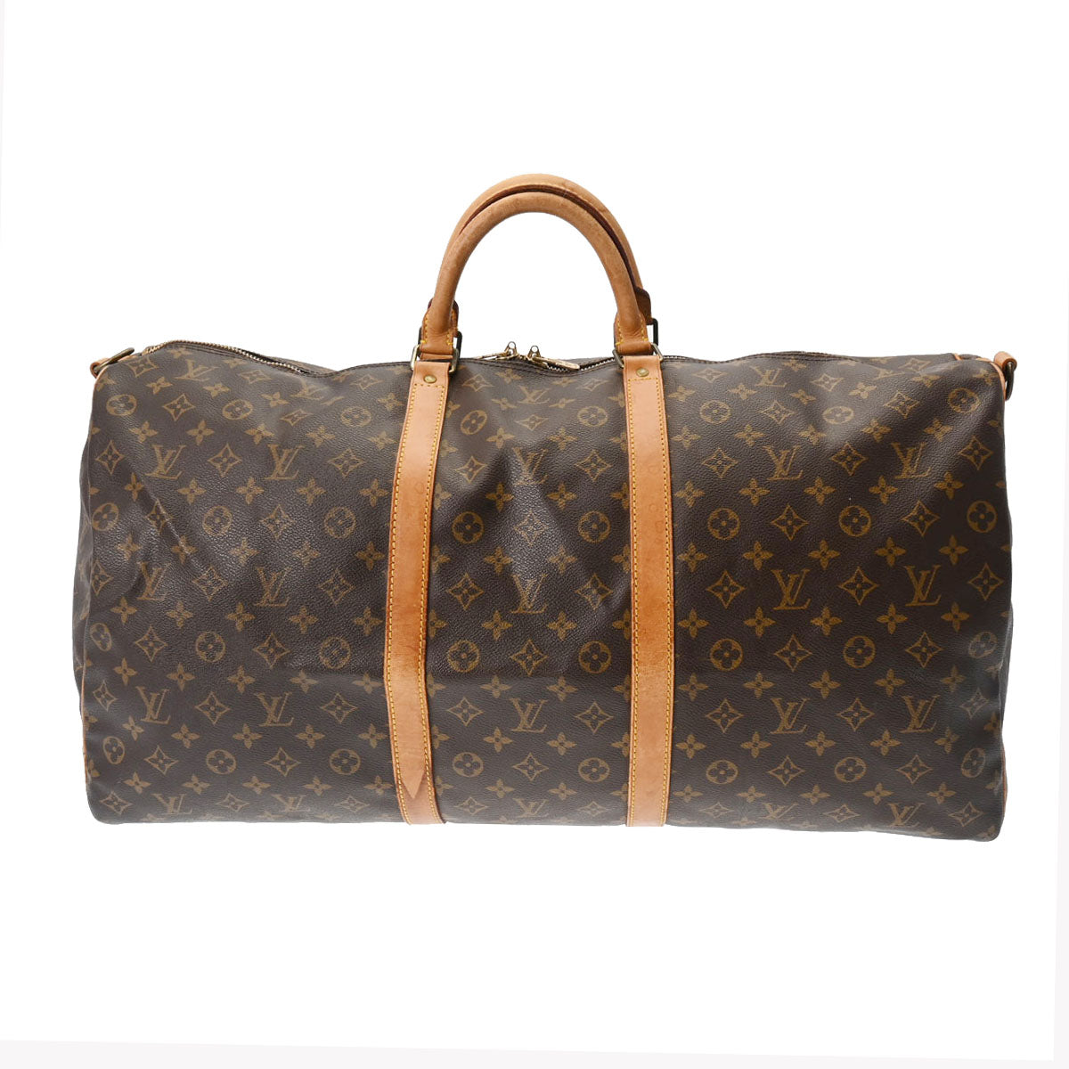 LOUIS VUITTON ルイヴィトン モノグラム キーポル バンドリエール 60 ブラウン M41412 ユニセックス モノグラムキャンバス ボストンバッグ Bランク 中古 