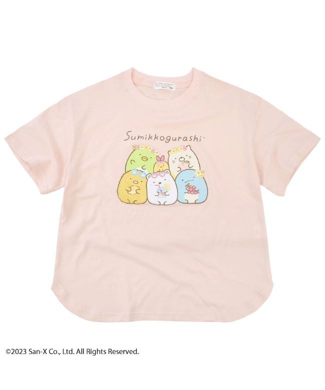 すみっコぐらし/すみっコぐらし キッズTシャツ 半袖 ヘムカット サンエックス 春夏 San－x