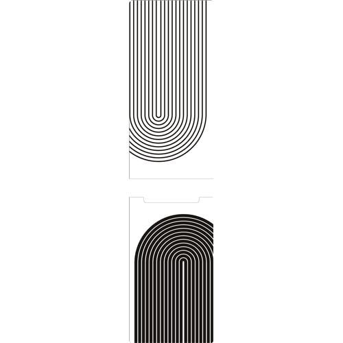 Haier JU-RSX21MCA JRSX21A専用マグネットカバー モダン1 freemo JURSX21MCA