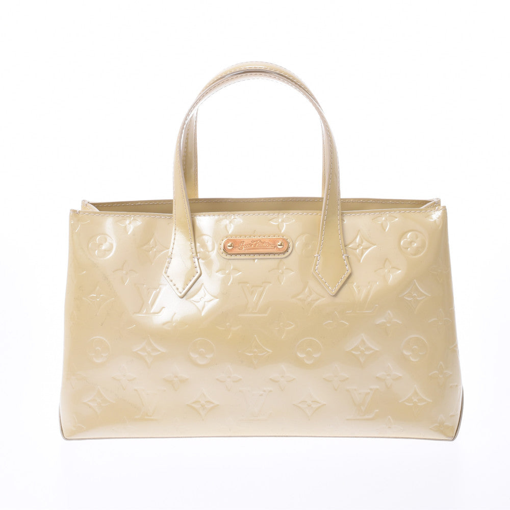 LOUIS VUITTON ルイヴィトン ヴェルニ ウィルシャーPM ブロンコライユ M91452 レディース モノグラムヴェルニ ハンドバッグ Bランク 中古 