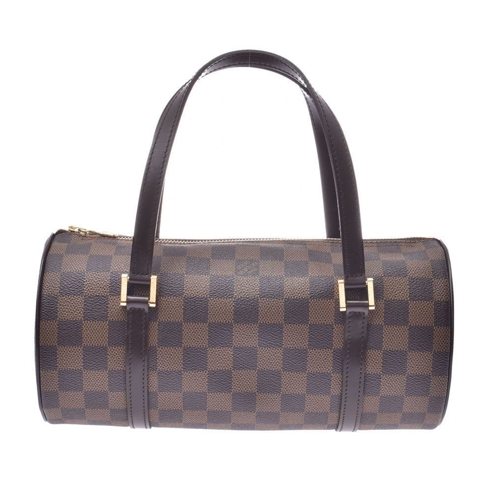 LOUIS VUITTON ルイヴィトン ダミエ パピヨンPM ブラウン N51304 レディース ハンドバッグ Aランク 中古 