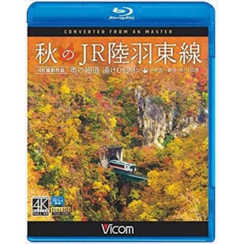 【BLU-R】秋のJR陸羽東線 4K撮影 奥の細道 湯けむりライン 小牛田～新庄 キハ110系