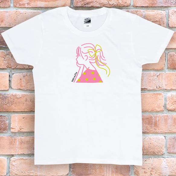 tシャツ　Tシャツ　プレゼント　かわいいTシャツ　Tシャツ　おしゃれTシャツ　girl 白ティー　シンプルTシャツ