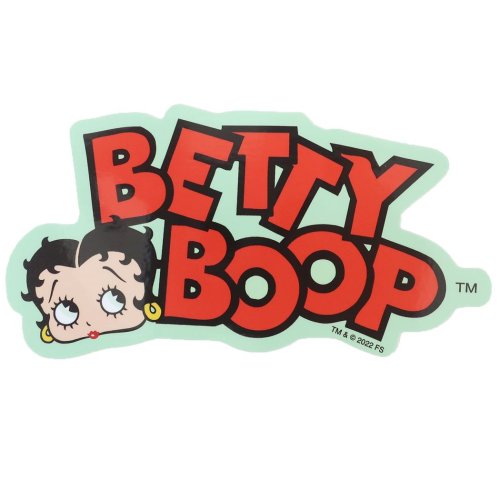 ベティブープ ビッグシール アウトドアステッカー ロゴ BETTY BOOP スモールプラネット プレゼント 男の子 女の子 ギフト