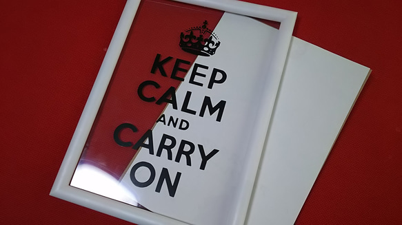 KEEPCALM AND CARRY ON ウォールステッカー