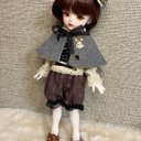 JANAYA ハンドメイド　BJD 1/6サイズドール 服　紳士洋服4点セット