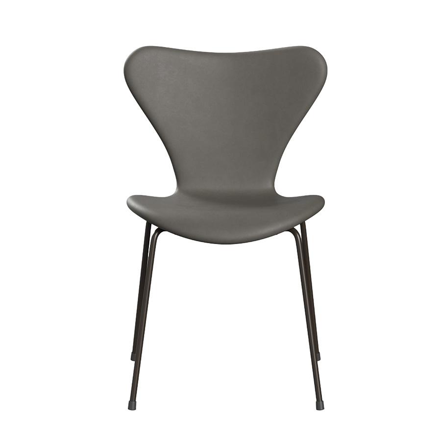 [期間限定価格] Fritz Hansen | 3107 セブンチェア Full Padding ESSENTIALレザー / ブラウンブロンズレッグ