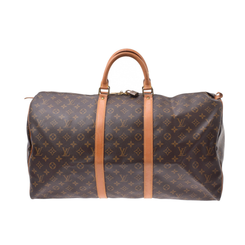 LOUIS VUITTON ルイヴィトン モノグラム キーポル55 ブラウン M41424 ユニセックス モノグラムキャンバス ボストンバッグ Bランク 中古 