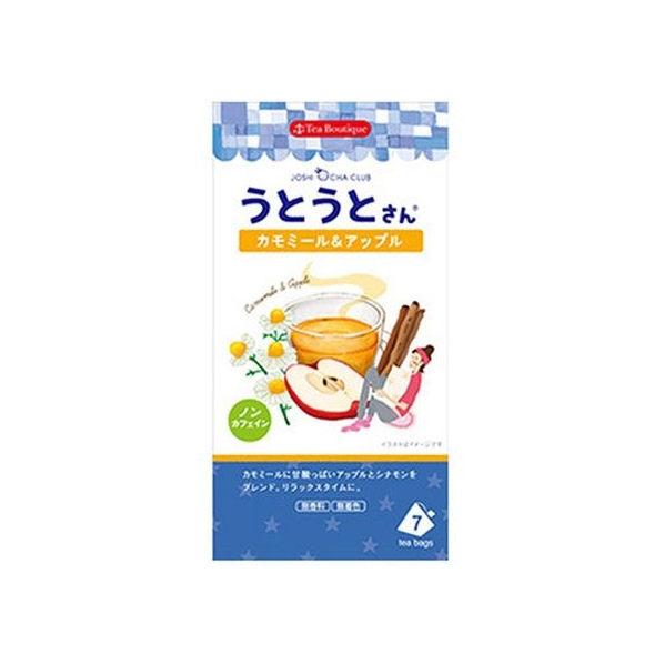 日本緑茶センター うとうとさんのカモミール&アップル 1.5g×7袋 FCN2683