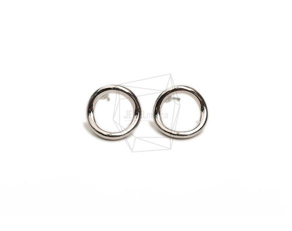 ERG-2209-R【2個入り】ラウンド ピアス,Round  Post Earring/14.6mm X 14.8mm