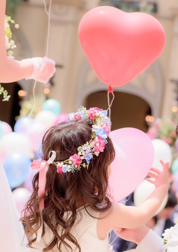 オーダーメイド　花冠　子供用もお作りできます！