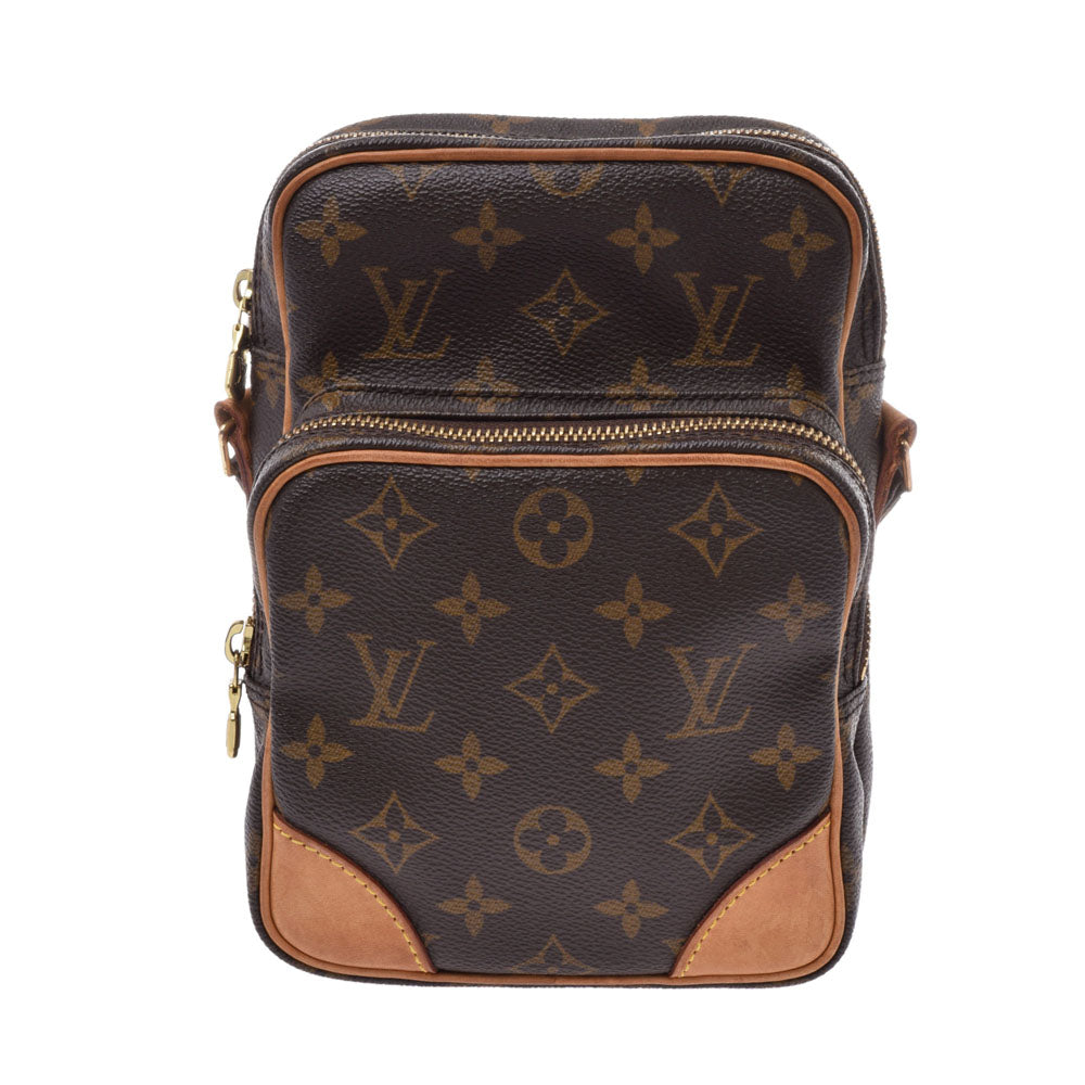 LOUIS VUITTON ルイヴィトンアマゾン  14145 ブラウン ユニセックス モノグラムキャンバス ショルダーバッグ M45236  中古