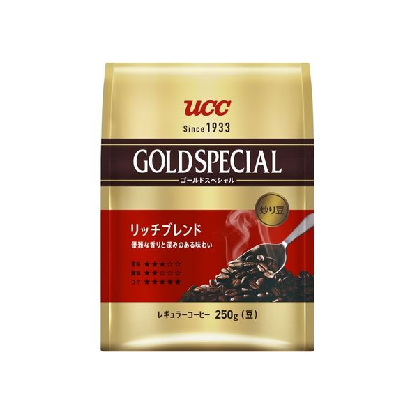 UCC UCC ゴールドスペシャル 炒り豆 リッチブレンド 250g FCV1899-393286