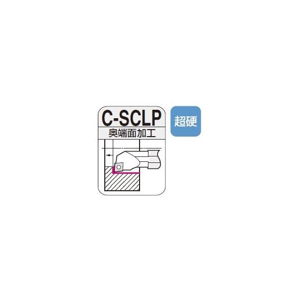 住友電工ハードメタル　SEC-ボーリングバイト　C-SCLP　奥端面加工用