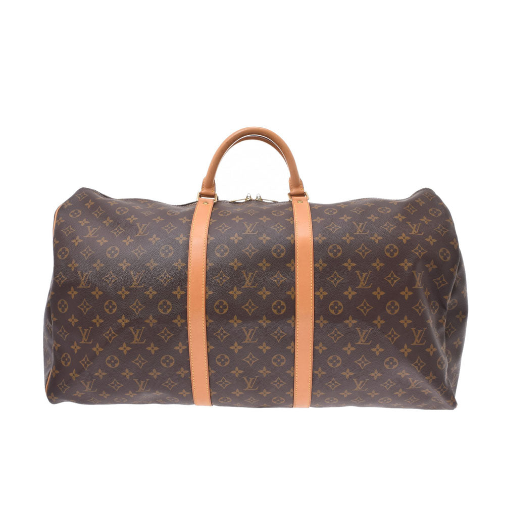 LOUIS VUITTON ルイヴィトン モノグラム キーポル60 ブラウン M41422 ユニセックス モノグラムキャンバス ボストンバッグ Bランク 中古 