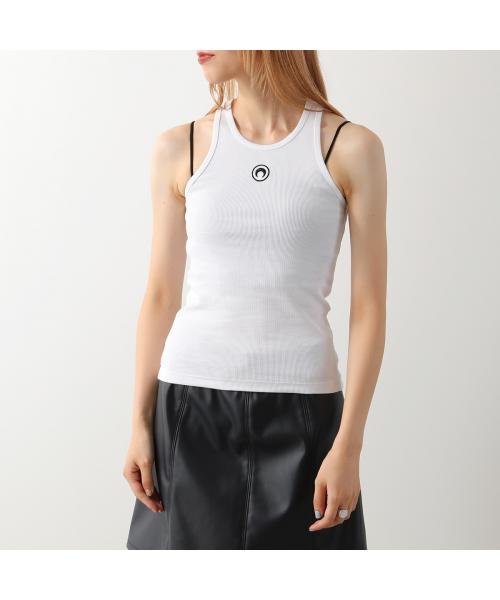 Marine Serre タンクトップ ORGANIC COTTON RIB TANK TOP