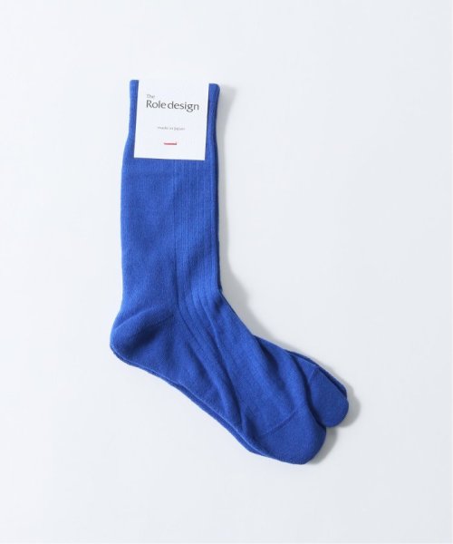 【THE ROLE DESIGN / ザ ロールデザイン】PLANE RIB SOCKS MENS