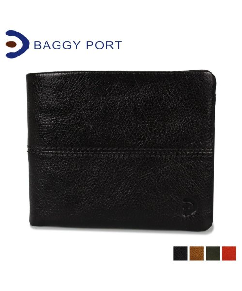 BAGGY PORT バギーポート 財布 二つ折り ブリタニア メンズ レディース L字ファスナー BRITANNIA WALLET ブラック キャメル グリー