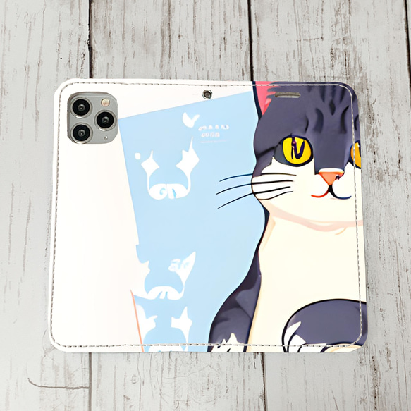 iphoneケース2-3-1 iphone 手帳 ねこ・猫・ネコ 箱2 かわいい アイフォン iface