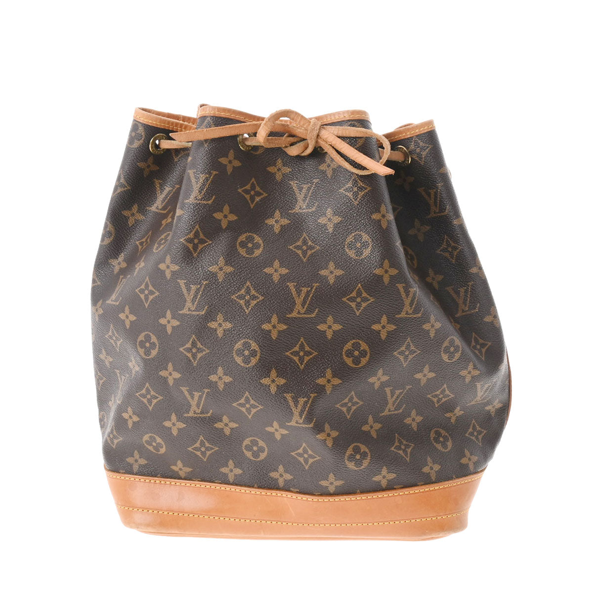 LOUIS VUITTON ルイヴィトン モノグラム ノエ ブラウン M42224 レディース モノグラムキャンバス ショルダーバッグ Bランク 中古 