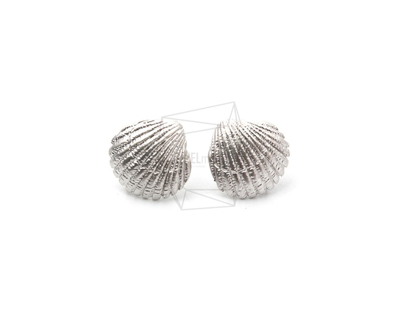 ERG-1289-MR【2個入り】シーシェルピアス  ,seashell Earring Post