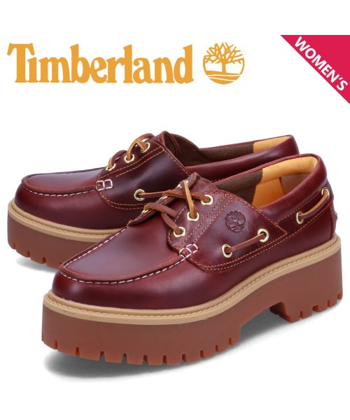 ティンバーランド Timberland デッキシューズ プレミアムプラットフォーム スリー アイ レディース 厚底 PREMIUM PLATFORM 3 EY