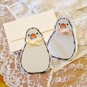 MINI CARD - 白文鳥 2PC SET-