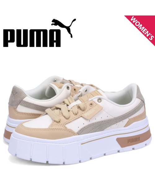 PUMA プーマ スニーカー メイズ スタック リュクス レディース 厚底 MAZE STACK LUXE カーキ 38985302