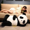 Panda パンダ 横たわってパンダ ぬいぐるみ 人形枕 ドール長い枕 パンダ柄 かわいい 中国のパンダ