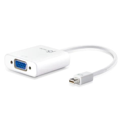 j5create JDA112 Mini DisplayPort to VGA アダプター ホワイト