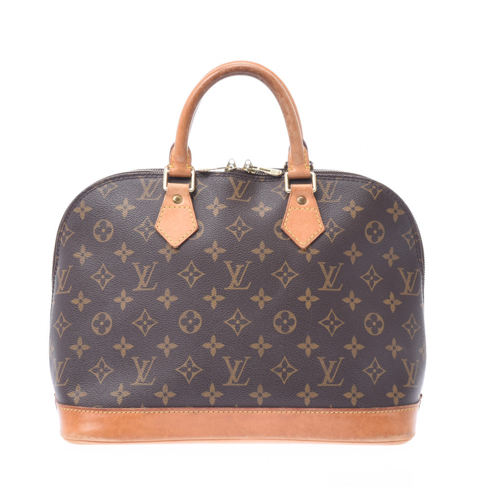 LOUIS VUITTON ルイヴィトン モノグラム アルマ ブラウン M51130 レディース ハンドバッグ Bランク 中古 