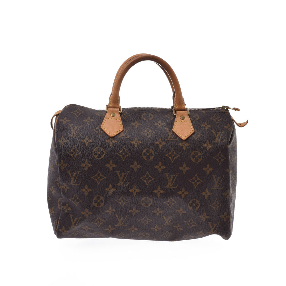 LOUIS VUITTON ルイヴィトン モノグラム スピーディ30 ブラウン M41526 レディース モノグラムキャンバス ハンドバッグ Bランク 中古 