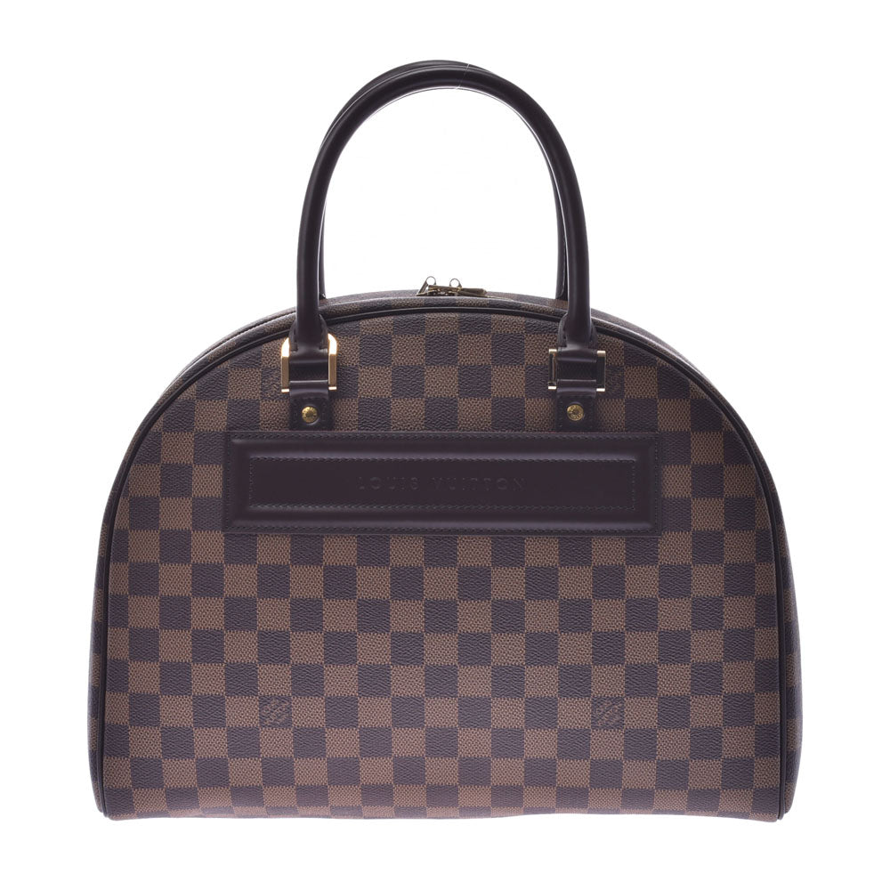 LOUIS VUITTON ルイヴィトン ダミエ ミニボストンバッグ ノリータ ブラウン N41455 ユニセックス ハンドバッグ Aランク 中古 