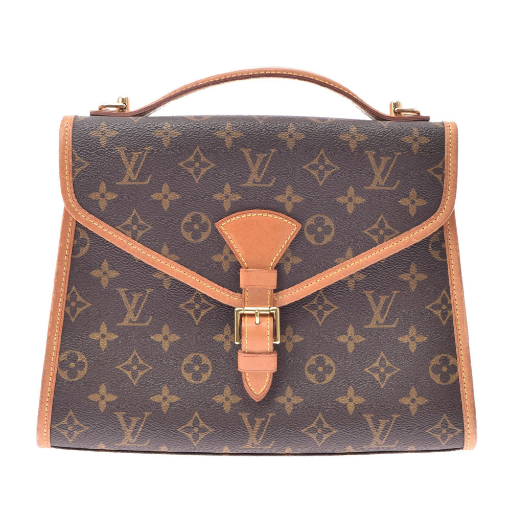 LOUIS VUITTON ルイヴィトン モノグラム ベルエア 2WAY ブラウン M51122 ユニセックス モノグラムキャンバス ハンドバッグ Bランク 中古 