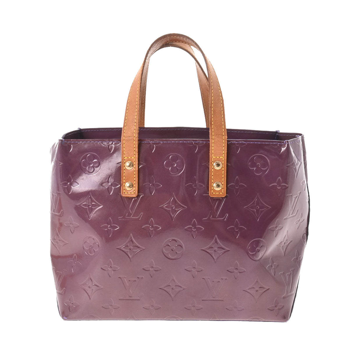 LOUIS VUITTON ルイヴィトン ヴェルニ リードPM ヴィオレット M93578 レディース モノグラムヴェルニ ハンドバッグ Bランク 中古 