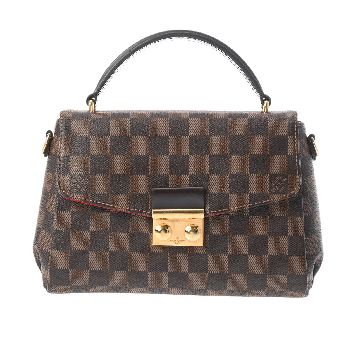 LOUIS VUITTON ルイヴィトン ダミエ クロワゼット  ブラウン N53000 レディース ダミエキャンバス ハンドバッグ ABランク 中古 