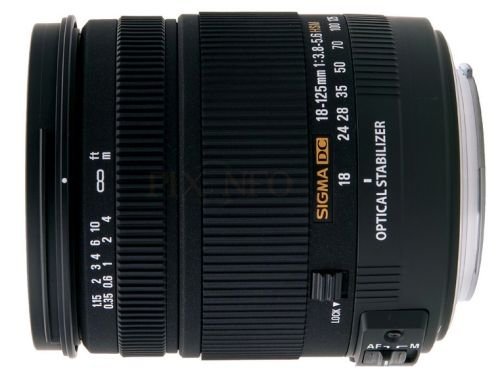 シグマ 18-125mm F3.8-5.6 DC OS HSM キヤノン用【中古品】