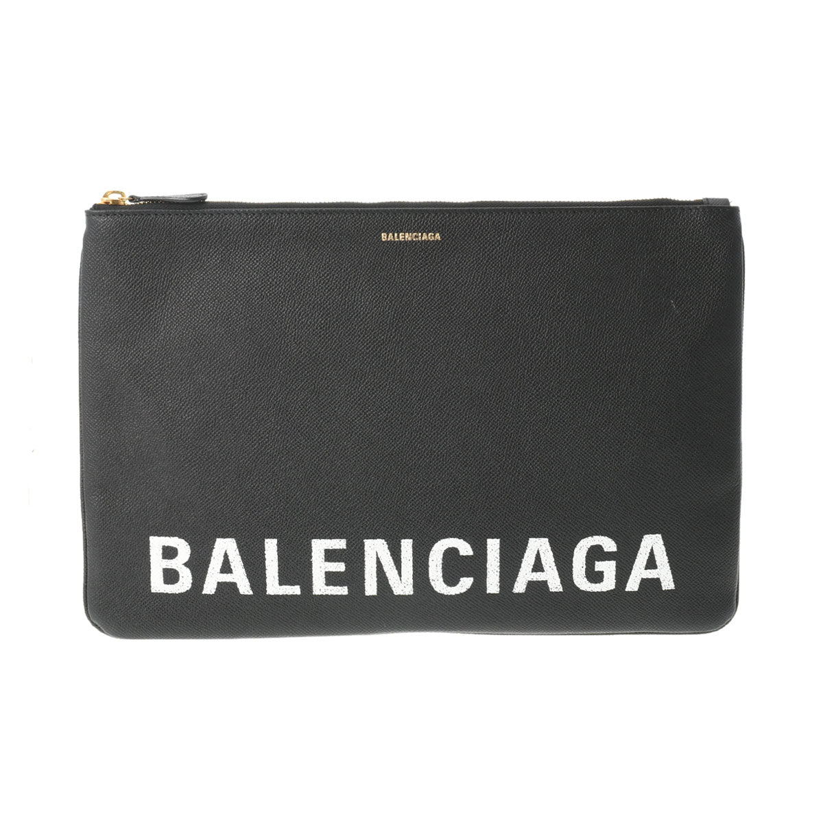 【2025 カレンダーの人気アイテム】 BALENCIAGA バレンシアガ 黒 529313 ユニセックス レザー クラッチバッグ Aランク 中古 _画像1