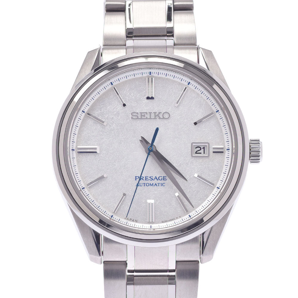 SEIKO セイコー プレサージュ LIMITED 6L35-00A0/SARA015 メンズ SS 腕時計 自動巻き シルバー文字盤 Aランク 中古 