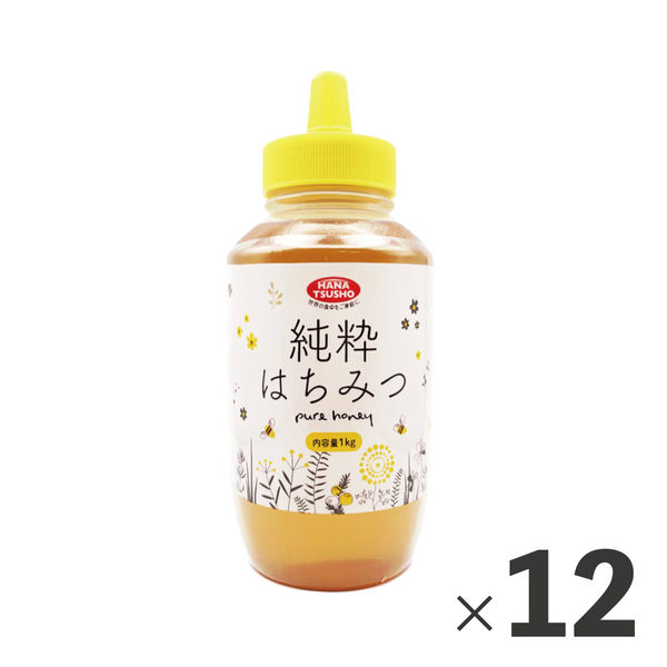 天長食品工業 業務用 純粋はちみつ 417579 1ケース(1kg×12本)（直送品）