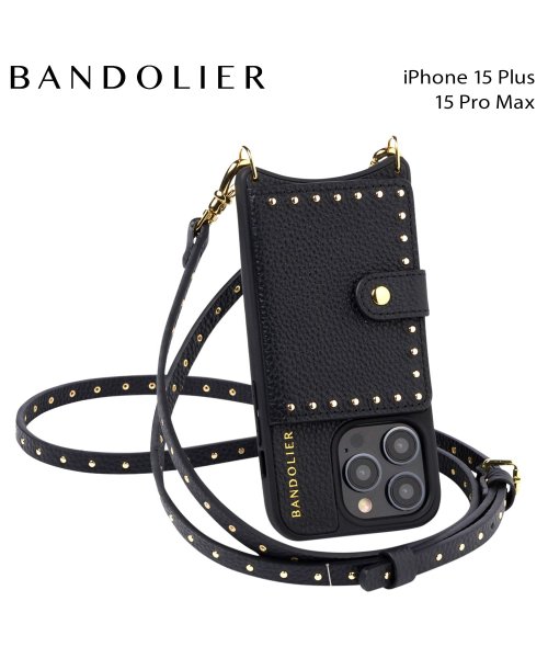 BANDOLIER バンドリヤー iPhone15 Plus iPhone 15 Pro Max スマホケース スマホショルダー 携帯 アイフォン ニコル マグ